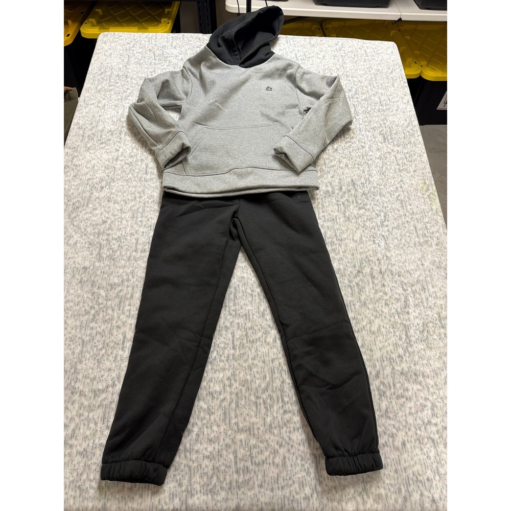 RBX‎ Boys Activewear Set Hoodie and Joggers Grey Black Size 7